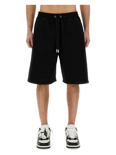 OFF-WHITE MEN'S BERMUDA WITH LOGO SHORTS