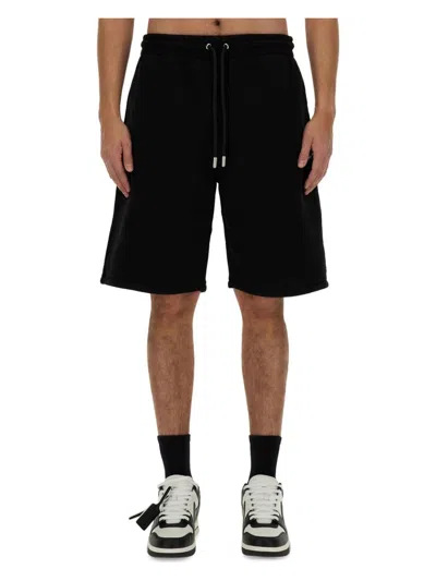 OFF-WHITE MEN'S BERMUDA WITH LOGO SHORTS