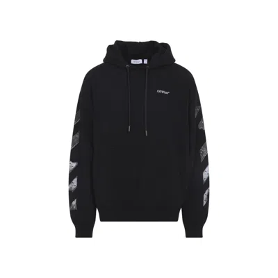 Off-white French Cotton-terry Hoodie In Black
