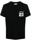 OFF-WHITE URBAN OFF-DUTY LOOK BLACK EMBROIDERED TEE