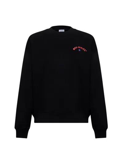 Off-white Off White Men Black Star Arrow Sweatshirt