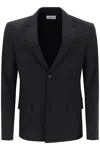 Off-white Off White Light Wool Single Breasted Jacket In Black