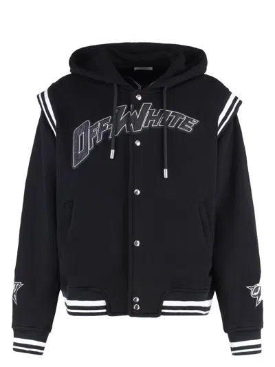 OFF-WHITE MEN'S BOMBER JACKET