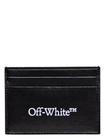 Off-white Men's Bookish Card Case In Blackwhite