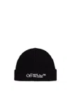 Off-white Off White Bookish Wool Beanie In Multi