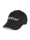 OFF-WHITE MEN'S BOOKISH LOGO BASEBALL CAP