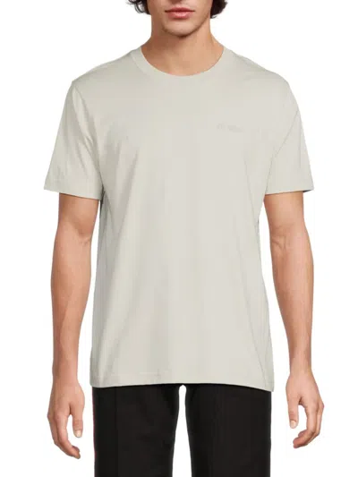 Off-white Men's Bookish Slim Cotton Jersey T-shirt In Gray