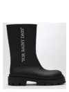 Off-white Boots For Rainy Days Black