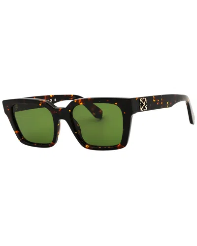 Off-white ™ Men's Branson 53mm Sunglasses In Green