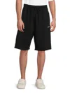 Off-white Men's Caravag Lute Skate Cotton Sweatshorts In Black