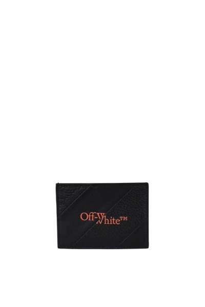Off-white Men Card Holder In Black