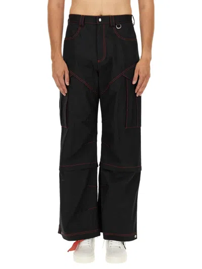 Off-white Men Cargo Pants In Black