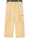 Off-white Off White Men `stitch Cotgab` Straight Cargo Pants In Multicolor