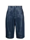 Off-white Skeleton Denim Bermuda Shorts