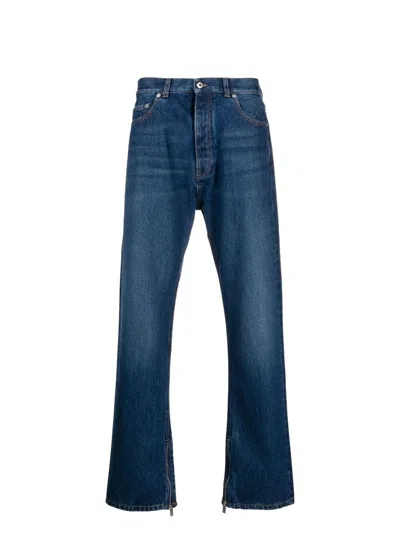 OFF-WHITE MEN'S DENIM JEANS