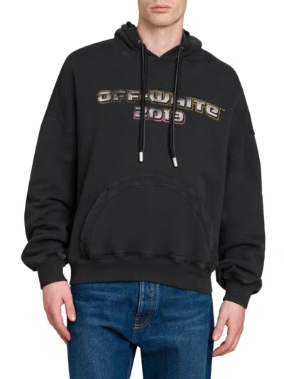 OFF-WHITE MEN'S DIGIT BACCHUS DOUBLE-STRING HOODIE