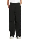 Off-white Double Layer Carpenter Pants In Black