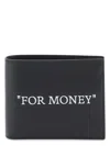 Off-white Bookish Bifold Wallet In Black