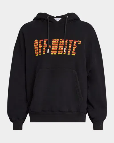 Off-white Men's Graphic Logo Hoodie In Black