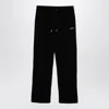 Off-white Men's Jogging Trousers With Logo Detail In Nero