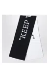 Off-white Keep Warm Scarf In Black