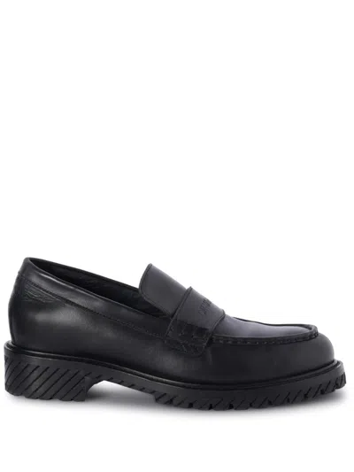 Off-white Off White Men Loafer With Logo In Black