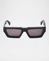 Off-white Men's Manchester Acetate Rectangle Sunglasses