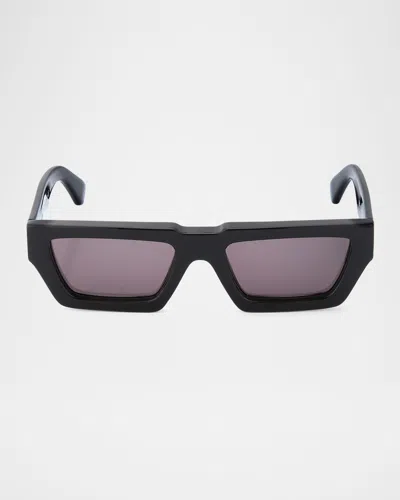 Off-white Men's Manchester Acetate Rectangle Sunglasses