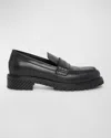 Off-white Off White Men Loafer With Logo In Black Black