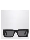 Off-white Moberly Rectangular Logo Sunglasses In Black