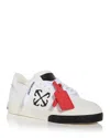 Off-white White New Low Vulcanized Leather Sneakers In White/black