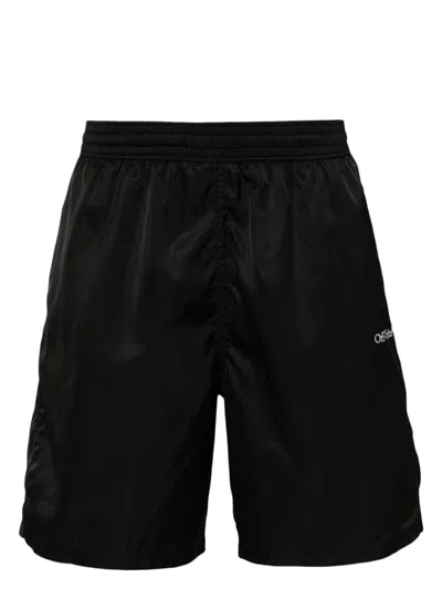 OFF-WHITE MEN'S NYLON SWIM SHORTS