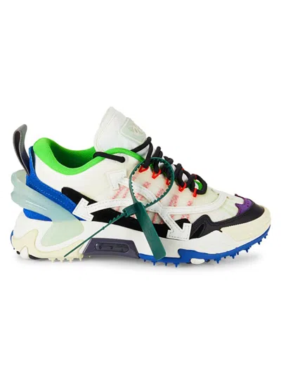 Off-white Men's Odsy 2000 Colorblock Chunky Sneakers In White Blue