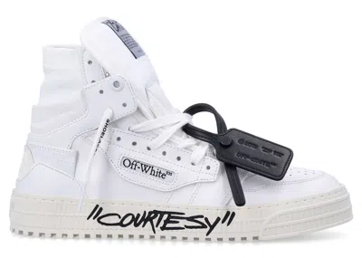 Pre-owned Off-white Men's Off 3.0 Off Court Courtesy Sneakers In White/black In Multi