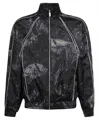 Off-white Men's Off Ao Biker Windbreaker Black In Sierrale