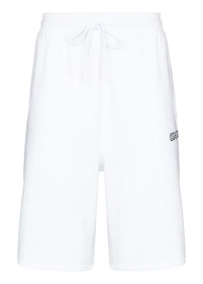 Pre-owned Off-white Men's Off Arrow Motif Off Tm Logo Print Track Shorts In White/black In Multi