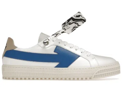 Pre-owned Off-white Men's Off Arrows Low Sneakers In White/blue