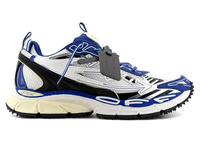 Pre-owned Off-white Men's Off Be Right Back Black Sneakers In White/blue
