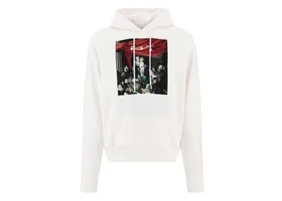 Pre-owned Off-white Men's Off Caravaggio Painting Hoodie In White