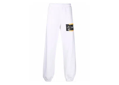 Pre-owned Off-white Men's Off Caravaggio Painting St Jerome Writing Slim Sweatpants In White/black/yellow