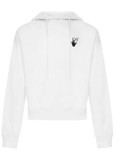 Pre-owned Off-white Men's Off Caravaggio The Lute Player Hoodiein White