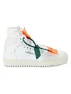 OFF-WHITE MEN'S OFF COURT LOGO HIGH TOP SNEAKERS