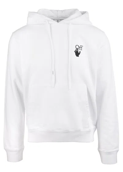 Pre-owned Off-white Men's Off Degrade Arrows Hoodie In White
