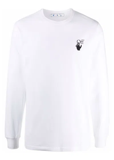 Pre-owned Off-white Men's Off Degrade Arrows Long Sleeve T-shirt In White