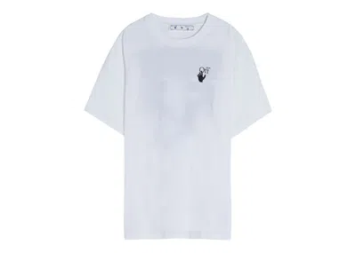 Pre-owned Off-white Men's Off Degrade Arrows Oversized T-shirt In White/black In Multi