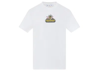 Pre-owned Off-white Men's Off Dj Slim Fit T-shirt In White