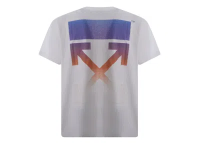 Pre-owned Off-white Men's Off Gradient Arrows T-shirt In White