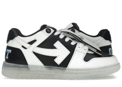Pre-owned Off-white Men's Off Logic Out Of Office Ooo Low Sneakers In White/black
