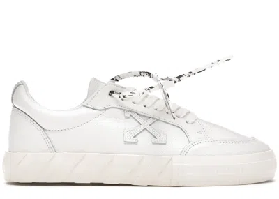 Pre-owned Off-white Men's Off Low Vulc Aw20 Sneakers In White