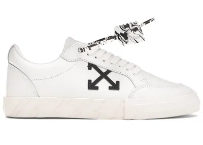 Pre-owned Off-white Men's Off Low Vulc Iridescent Sneakers In White/black In Multi